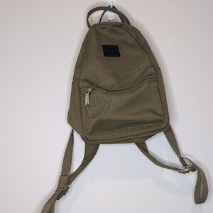 Herschel Olive Green Mini Backpack